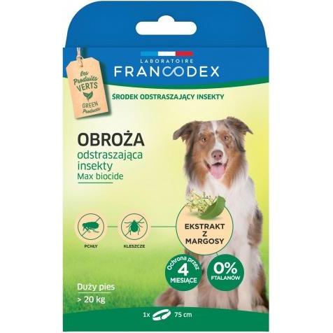 Francodex FR179173 Hunde- /Katzenhalsband Hund Standardkragen (1, Hund, Allgemein), Halsband + Leine