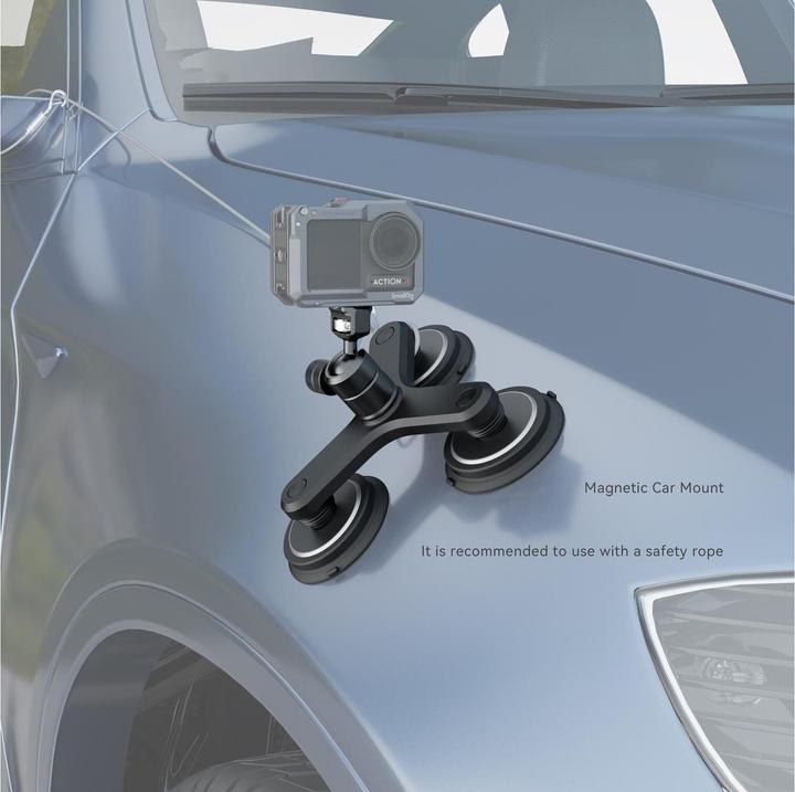 Actual product image SmallRig Triple Magnetic Suction Cup Mounting Support Kit
