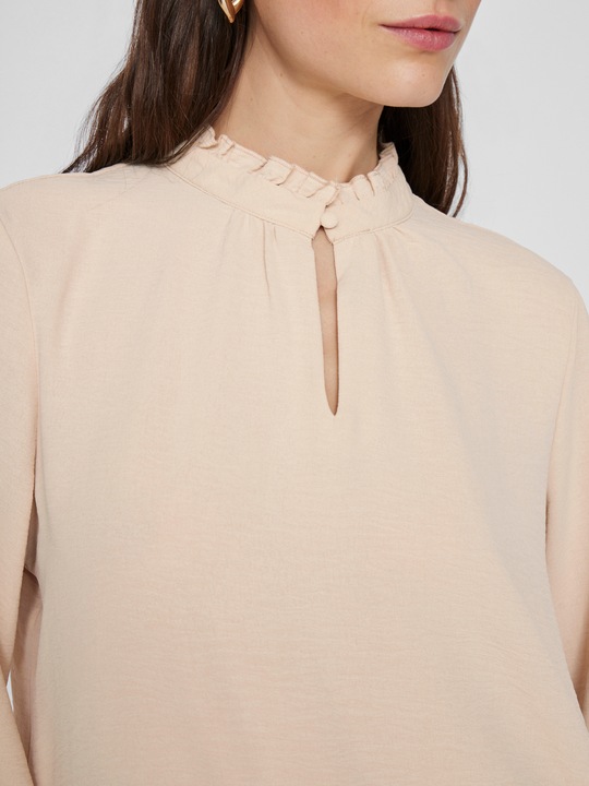 Produktbild Vila High Neck Oberteil mit langen Ärmeln (40)