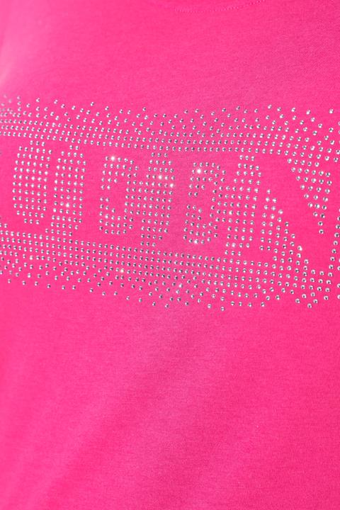 Produktbild Miamoda T-Shirt, Komfort Fit, Glitzersteinchen-Schriftzug (48)