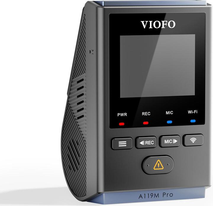 Produktbild Viofo A119 M Pro 4K 30fps HDR WIFI6 Dashcam (Beschleunigungssensor, WLAN, Eingebautes Mikrofon, Eingebautes Display, GPS-Empfänger, 2K)