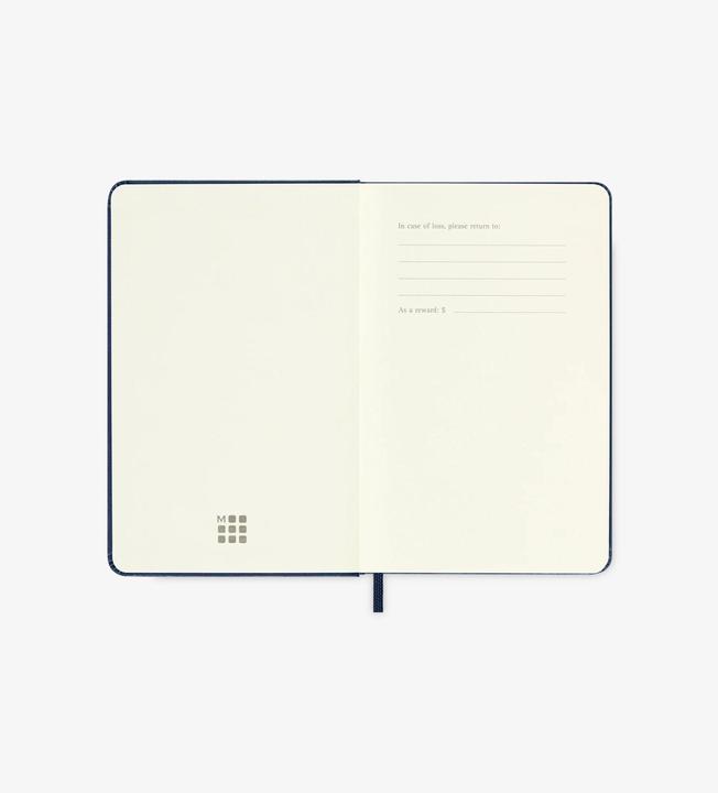 Actual product image Moleskine Notebook Classic Pocket (A6, Plain, Hardcover)