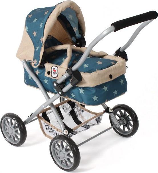 Stars turquoise-beige