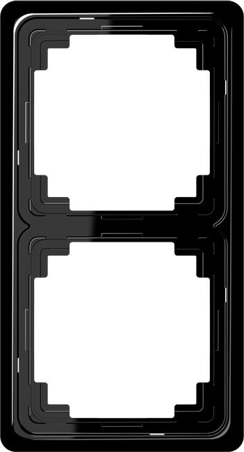 Actual product image JUNG Installation frame 2f sw glz CD / CD PLUS Kst CDP582SW