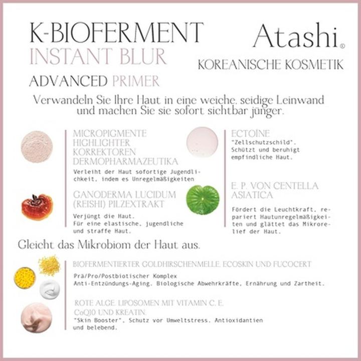 Actual product image Atashi K-Bioferment Instant Blur Advanced Anti-Aging Facial Treatment