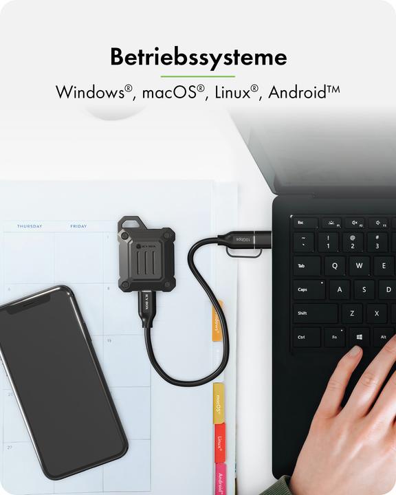 Productafbeelding Icy Box Geh. IcyBox für NVMe M.2 10Gbps USB3.2 GEN2 Type-C (M.2)