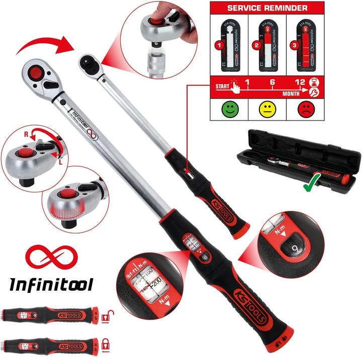 Produktbild KS Tools Infinitool (1/2", 20 - 200 Nm)