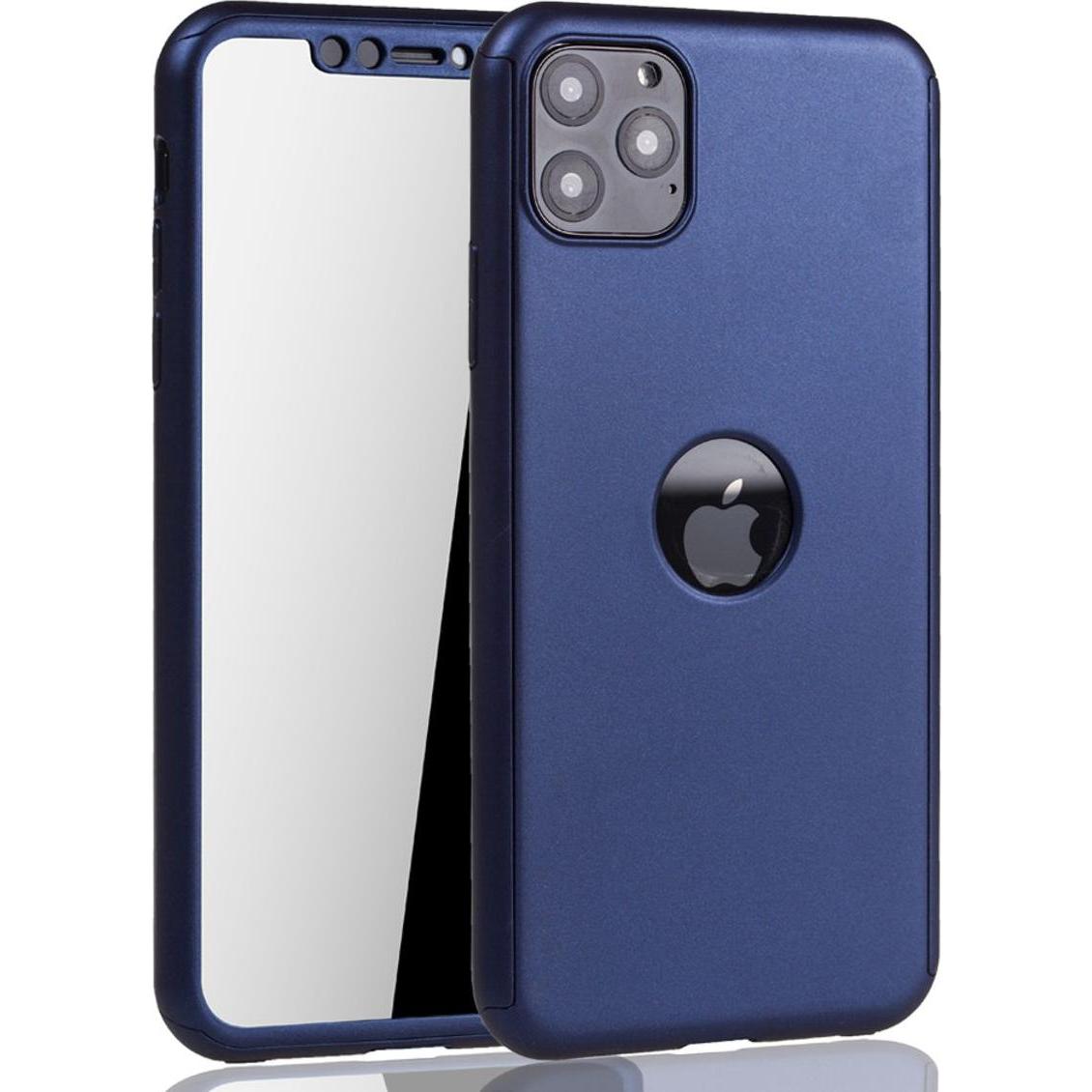 Thumbnail - König Design Hülle Handy Schutz für Apple iPhone 11 Pro Max 360 Case Cover Displayschutz Blau (Apple iPhone 11 Pro Max),...