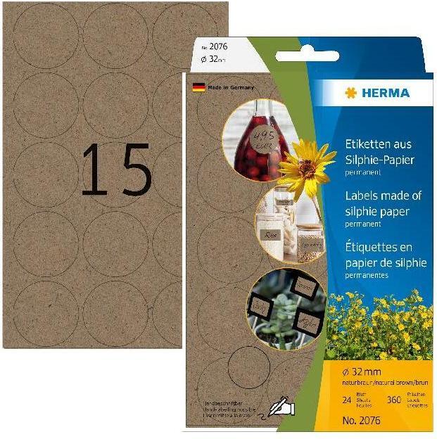 Produktbild HERMA Graspapier Markierungspunkte