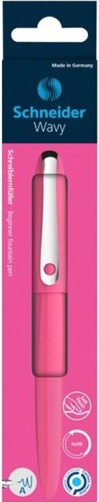Actual product image Schneider Writing fountain pen Wavy A pink (Pink, 1 x)