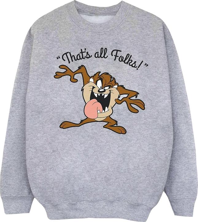Produktbild Looney Tunes Jungen That's All Folks Tasmanischer Teufel Sweatshirt (128)