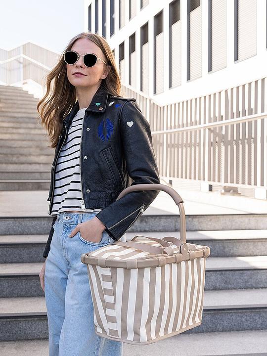 Produktbild reisenthel Einkaufskorb Carrybag Summerstripes Coffee