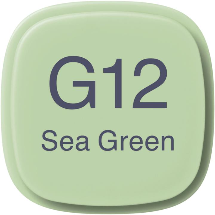 Actual product image Copic Graphic marker Classic type G - 12 (G12 - Sea Green, 1 x)