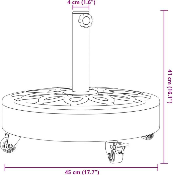 Image du produit vidaXL Sonnenschirmständer