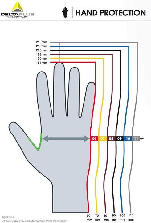 Actual product image Delta Plus Hercule work gloves (9, L)