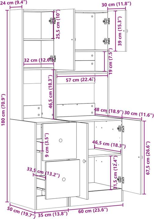Immagine prodotto vidaXL Küchenschrank