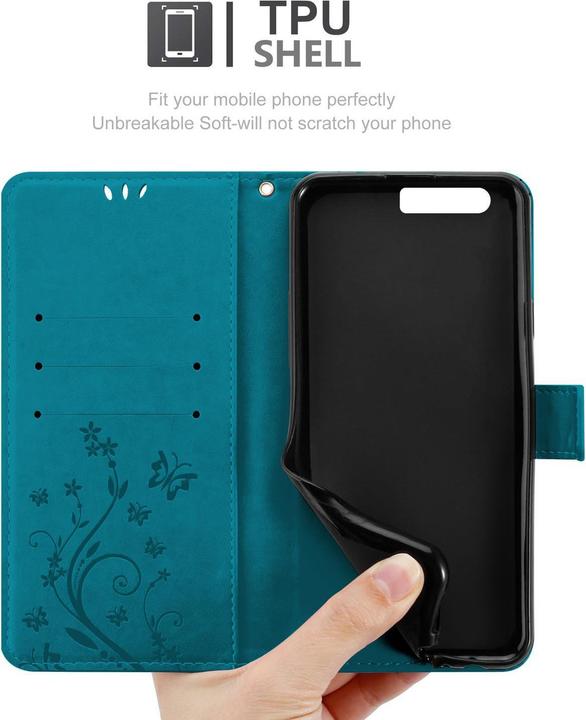 Produktbild Cadorabo Flower Book Cover (Huawei P10)