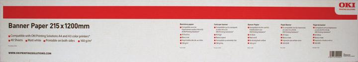 Actual product image OKI Banner paper A4 215mmx1200mm (120 g/m², 250 x, A3)