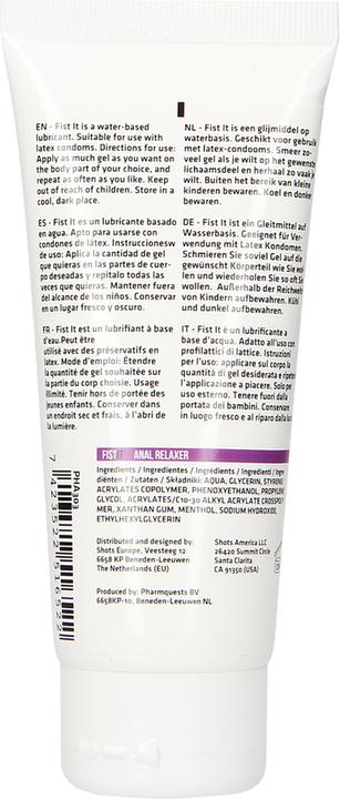 Actual product image Shots Anal Relaxer - 100 ml (100 ml)