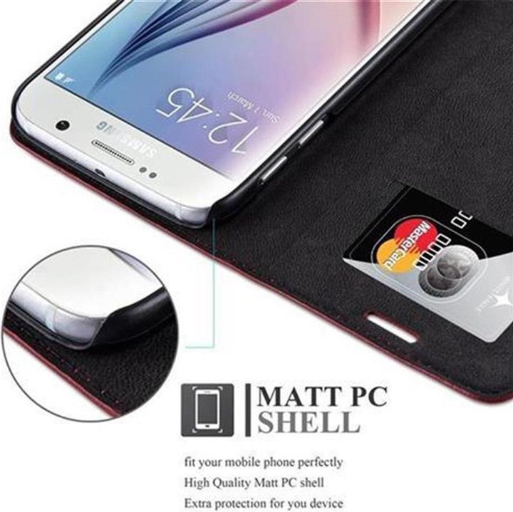 Actual product image Cadorabo Book Invisible Magnet Cover (Samsung Galaxy S6)