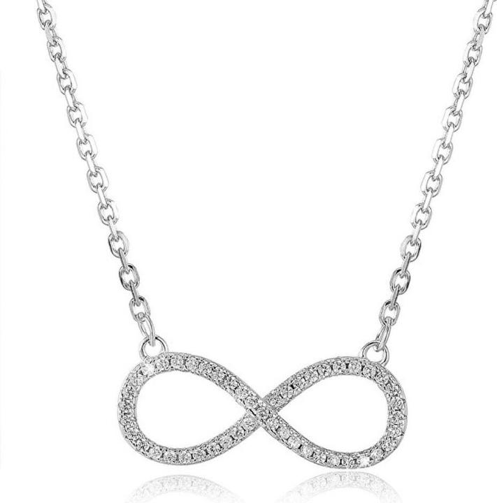 Produktbild Beneto Silver infinity necklace AGS778 / 48 (L) (Silber)
