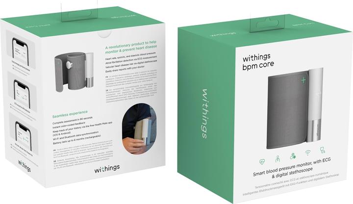 Immagine prodotto Withings BPM Monitor della pressione arteriosa centrale (Sfigmomanometro per braccio)