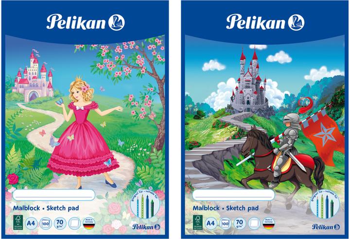 Actual product image Pelikan Coloring Blocks (A4, Plain, No binding)