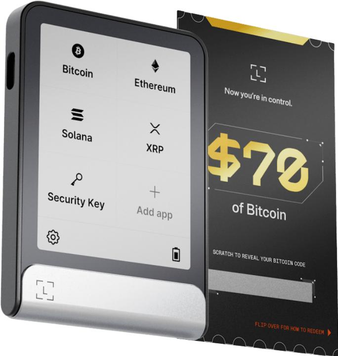 Actual product image Ledger Flex - Graphite inkl. Recovery Key (Bitcoin, Cardano, Ethereum Classic)