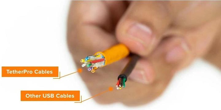 Produktbild Tether Tools Kabel TetherPro HDMI zu HDMI, 1.8 m Schwarz (1.80 m, HDMI, 2.0)