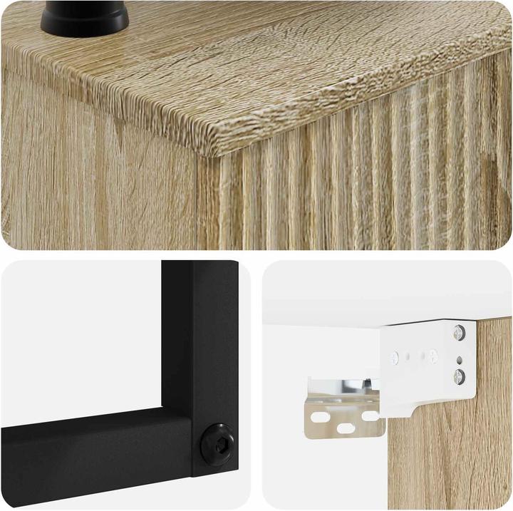 Actual product image vidaXL Wandmontiertes Waschbecken (410 mm, 500 mm)