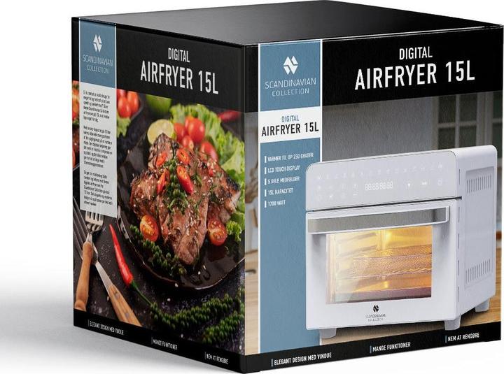 Produktbild Scandinavian Collection Digital airfryer oven 15L - White
