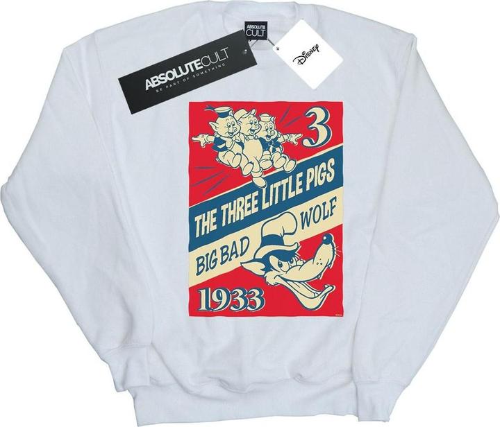 Immagine prodotto Disney Three Little Pigs And The Big Bad Wolf Felpa Uomo (4XL)