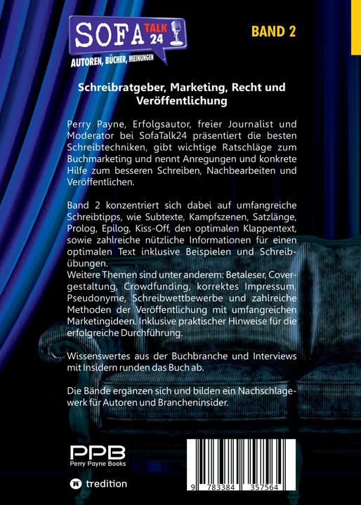 Produktbild tolino SofaTalk24 - Das offizielle Buch zum Branchenportal / von der Idee zum eigenen Buch / Verlagsbe (Deutsch, Perry Payne, 2024)