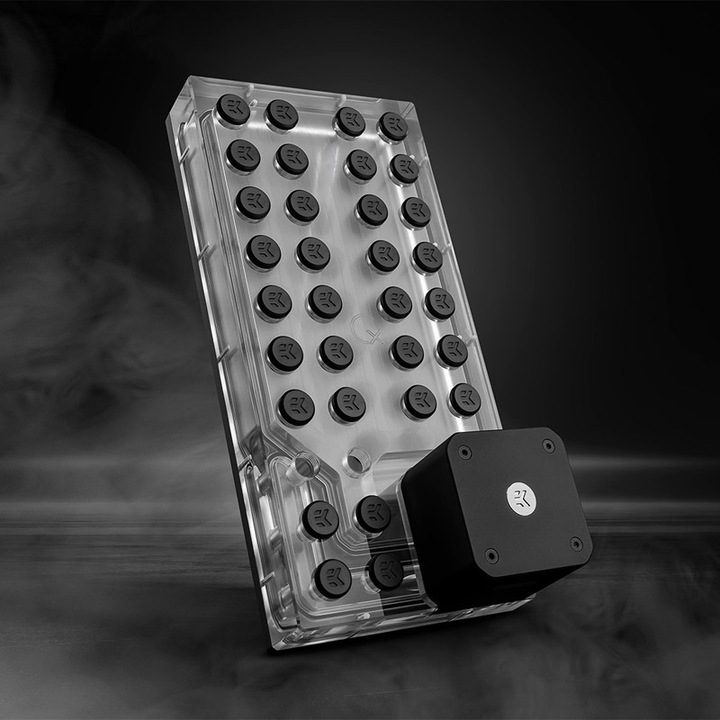 Image du produit EKWB EK-QuantumX Loophole Distroplate D5 PWM - noir