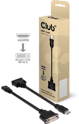 Produktbild Club 3D HDMI zu (DVI, 20 cm)