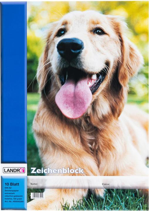 Image du produit Landré A2 bloc à dessin agrafé (A2, Couverture rigide)