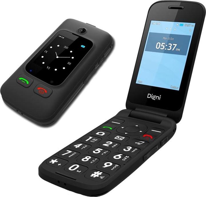 Image du produit Estar Digni Flip par Clamshell Phone 2.4"+ 1.77"" Juodas (2.40", 0.08 Mpx, 2G)