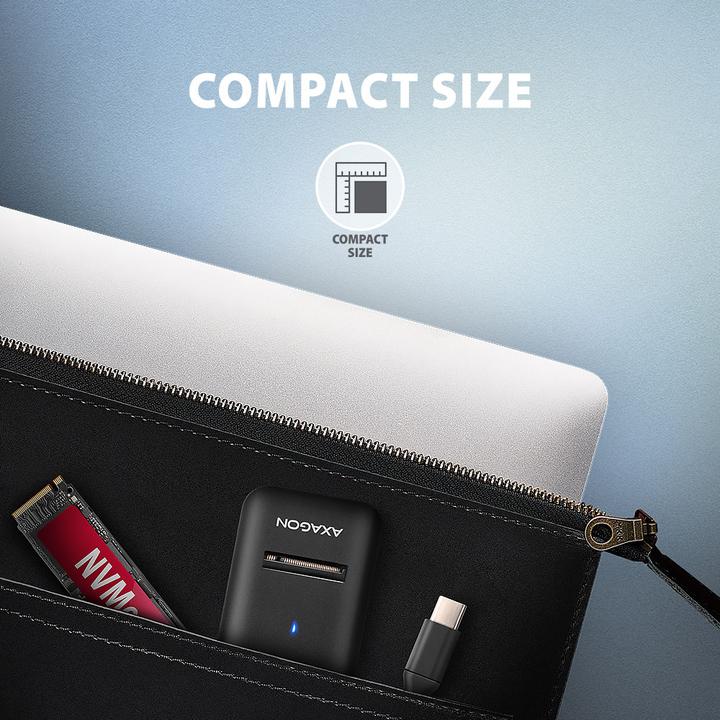 Actual product image Axagon ADM2-CM M.2-Adapter