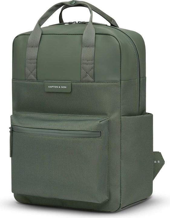 Actual product image Kapten & Son Laptoprugzak / Rugtas / Schooltas 15 Inch Vegan Bergen Pro Groen (15 l)
