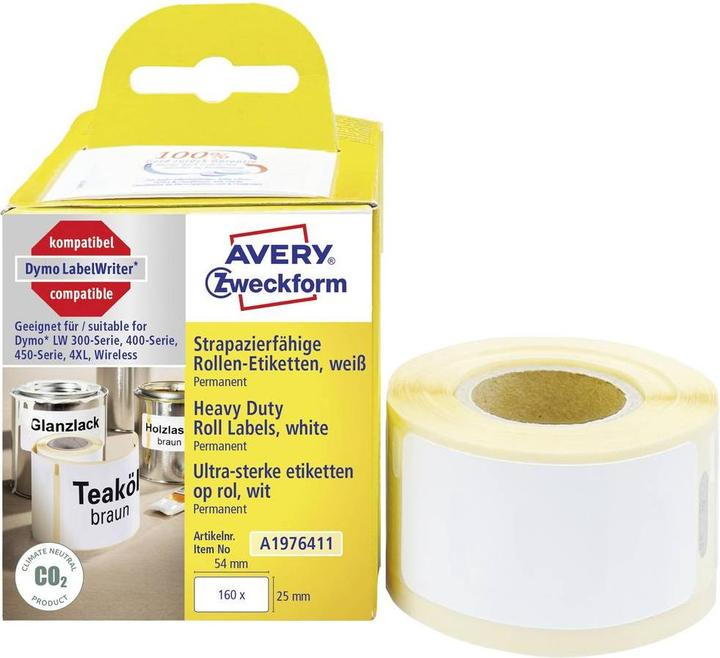 Produktbild Avery Rollen-Etiketten (2.50 cm)