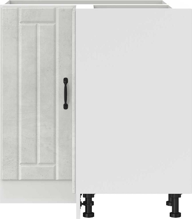 Actual product image VidaXL Kitchen corner base unit Lucca Concrete grey Wood-based material Corner base unit