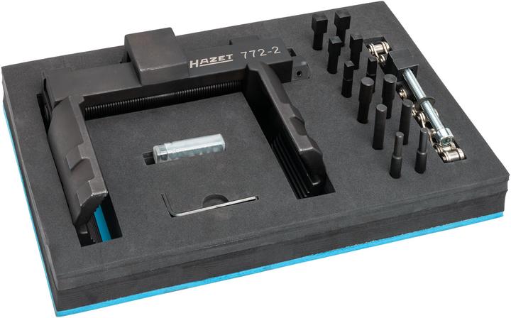 Produktbild HAZET Universal Achs- und Nutmuttern-Schlüsseleinheit Werkzeug Satz 772-2/16 ∙ Vierkant20 mm (3/4 Z…
