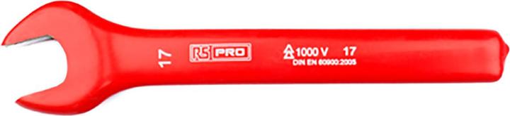 Produktbild RS PRO Insulated Open End Wrench (1000V) - 17 m (17 mm)