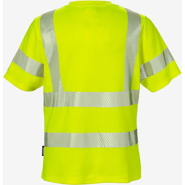 Actual product image Fristads High visibility T-shirt ladies 7458 THV, yellow, size XXL