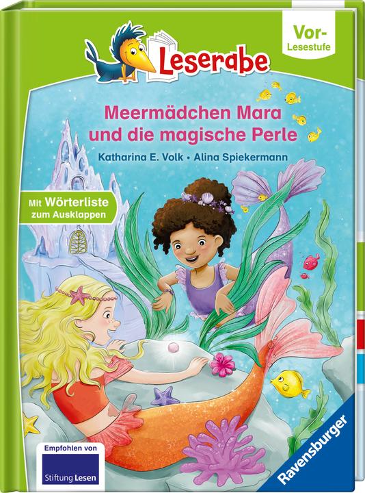Ravensburger Leserabe - Vor-Lesestufe: Meermädchen Mara und die magische Perle (Allemand, Catherine E. People, Alina Spiekermann, 2025)
