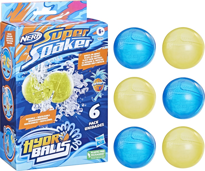Immagine prodotto Nerf Super Soaker Hydro Balls confezione da 6 pezzi
