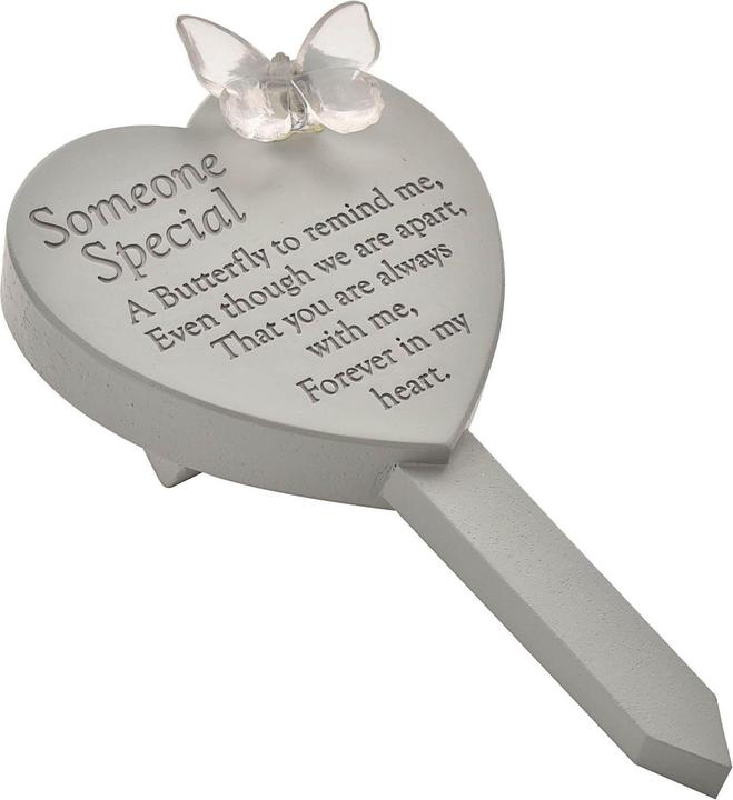 Actual product image Mars Memorial Solar Light Up Heart Plaque - Someone Special