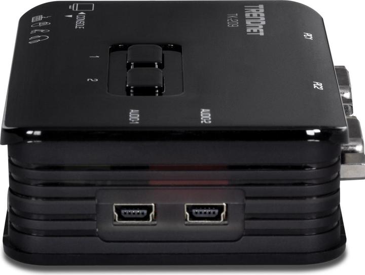 Actual product image Trendnet TK-209K 2-way USB KVM switch kit with audio