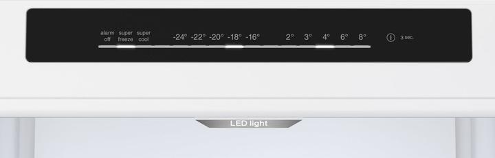 Produktbild Bosch Hausgeräte Serie 4 Freistehende KühlGefrierKombination mit Gefrierbereich unten 203 x 60 cm (363 l)