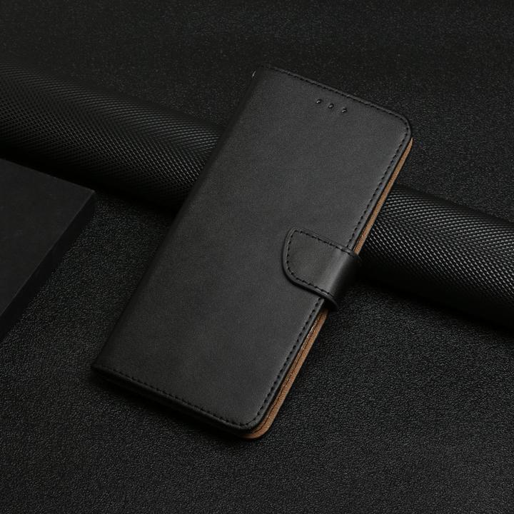 Produktbild Ueli Express iPhone 8 Plus / 7 Plus Buch Etui Tasche Echtleder mit Kartenfach Schwarz (Apple iPhone 7 Plus)